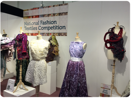 The National Fashion Textiles Competition entries.