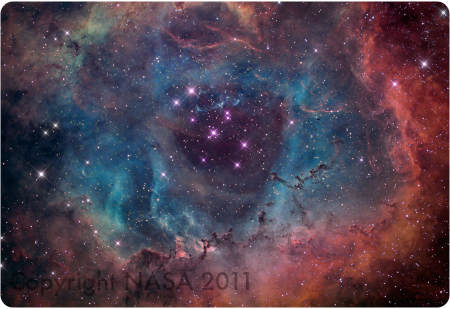 The Rosette Nebula in 2011.