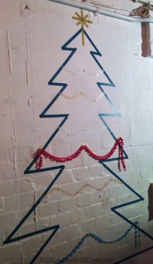 The washi tape Christmas Tree.