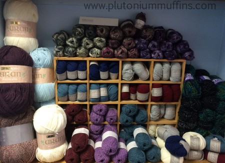 A lovely pile of yarn including Sirdar and Hayfield Bonus Aran.