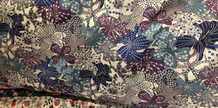 Flower Fabric in Liberty.