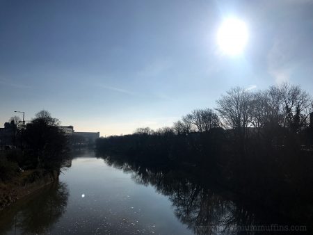 Sunrise over the River Avon.