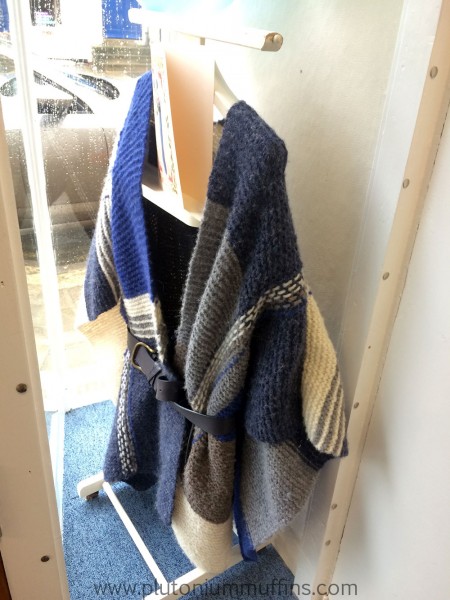 Bulky yarn sample from Rowan in the Bluestocking Wool Shop. A gorgeous Rowan sample that people often want to buy!