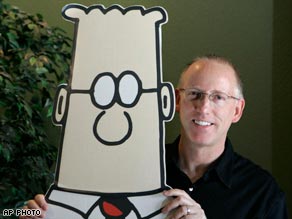 Scott Adams, the creator of Dilbert.