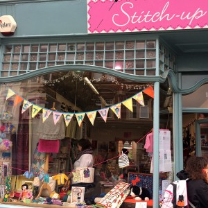 Stitch Up shop front.