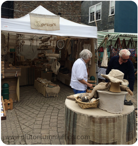 The Sorazora Stand at Totnes Market.