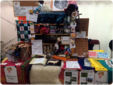 A half-complete, poor photo of my Towersey Stall. Better to come!