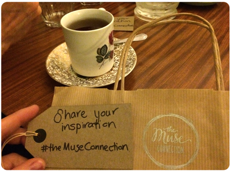 Tea and a Muse Connection goody-bag! See more photos by searching #themuseconnection on Instagram/Twitter.