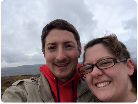 John and I took a walk to the top of a very high hill the morning we left. With views of the Bristol Channel, Cardiff and the rolling Somerset, this was a beautiful - if chilly - experience.