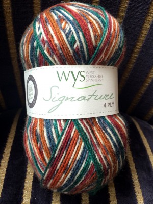 The West Yorkshire Spinners Signature 4 ply yarn.
