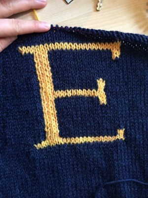 Weasley Sweater "E" for EXCELLENT.q