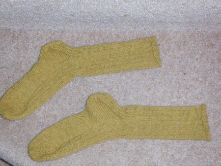 Stumpy01's pair of socks.